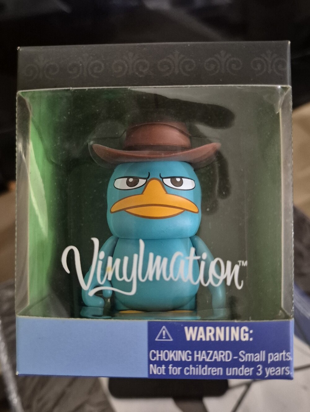 Blue Perry the Platypus Figure with Brown Hat - Pets Bird